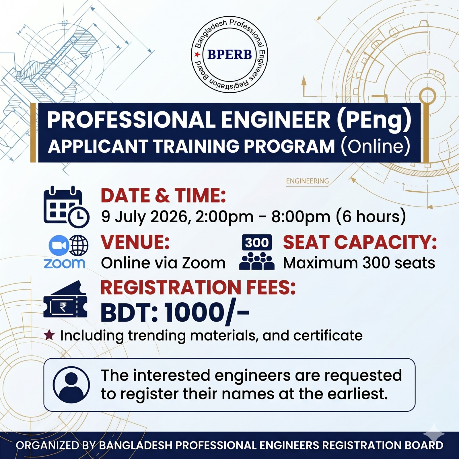 Professional Engineer (PEng) Applicant Training Session Online